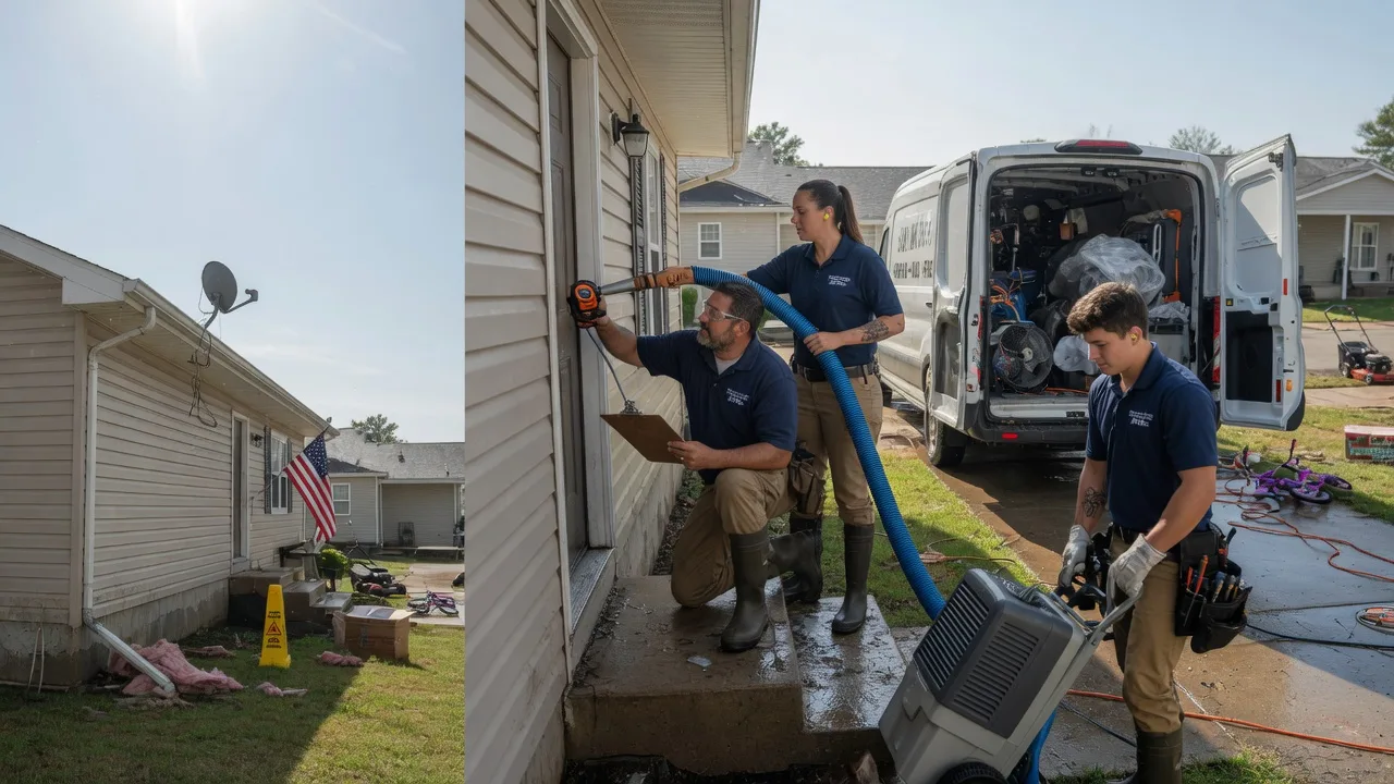 Ceiling Water Damage Restoration in Newton, UT near me